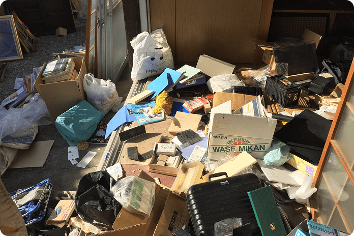 ゴミ屋敷の片付け