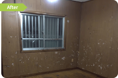 部屋の清掃3 After