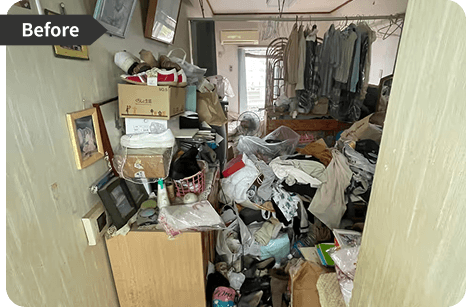 部屋の清掃1 Before